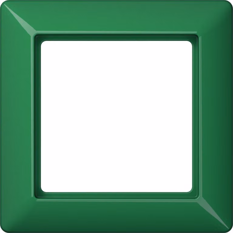Telaio 1x gn orizzontale/verticale - Telaio 1-gang verde AS 581 BF GN