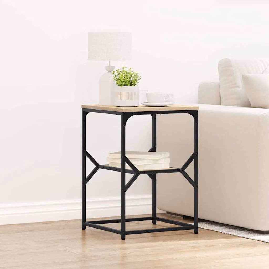 Maison Exclusive - Tavolino ausiliario in legno Sonoma, 41 x 40 x 60 cm