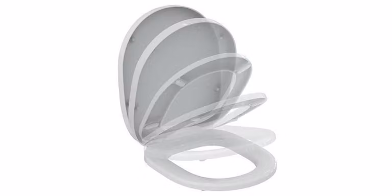 Set WC CONNECT AquaBlade 365x540x340 mm, sedile WC con chiusura ammortizzata, bianco