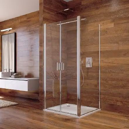 Mereo Lima - Box doccia 1000x1000 mm, cromo/vetro trasparente CK86533K