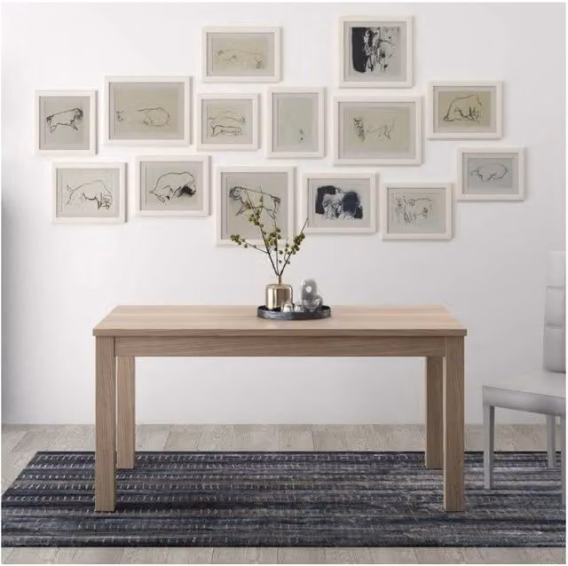 Tavolo rettangolare allungabile olmo 140x80 FIRENZE