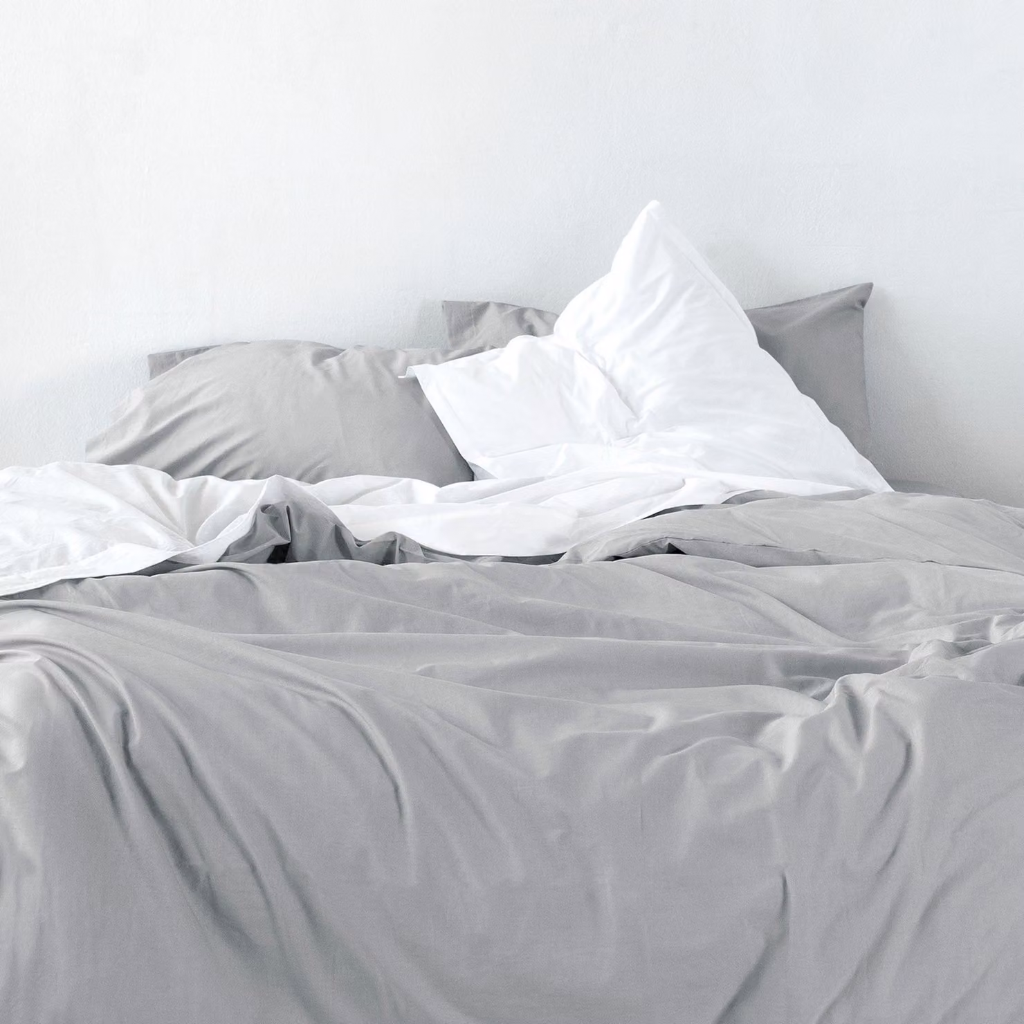 Copripiumino HappyFriday Basic Grey 155 x 220 cm