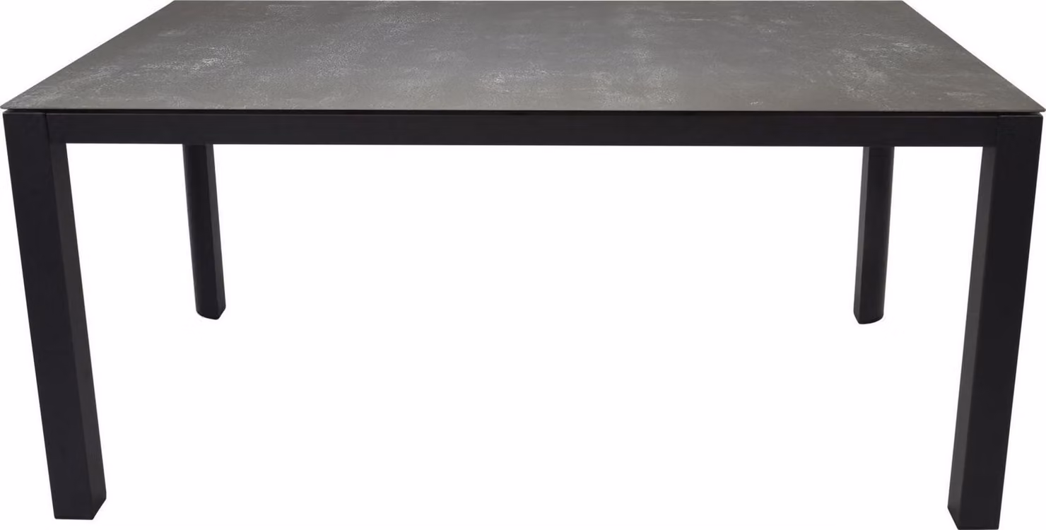 Tavolo Mojito vetroVetroceramica alluminio grigio antracite 160 x 90 x 74 cm