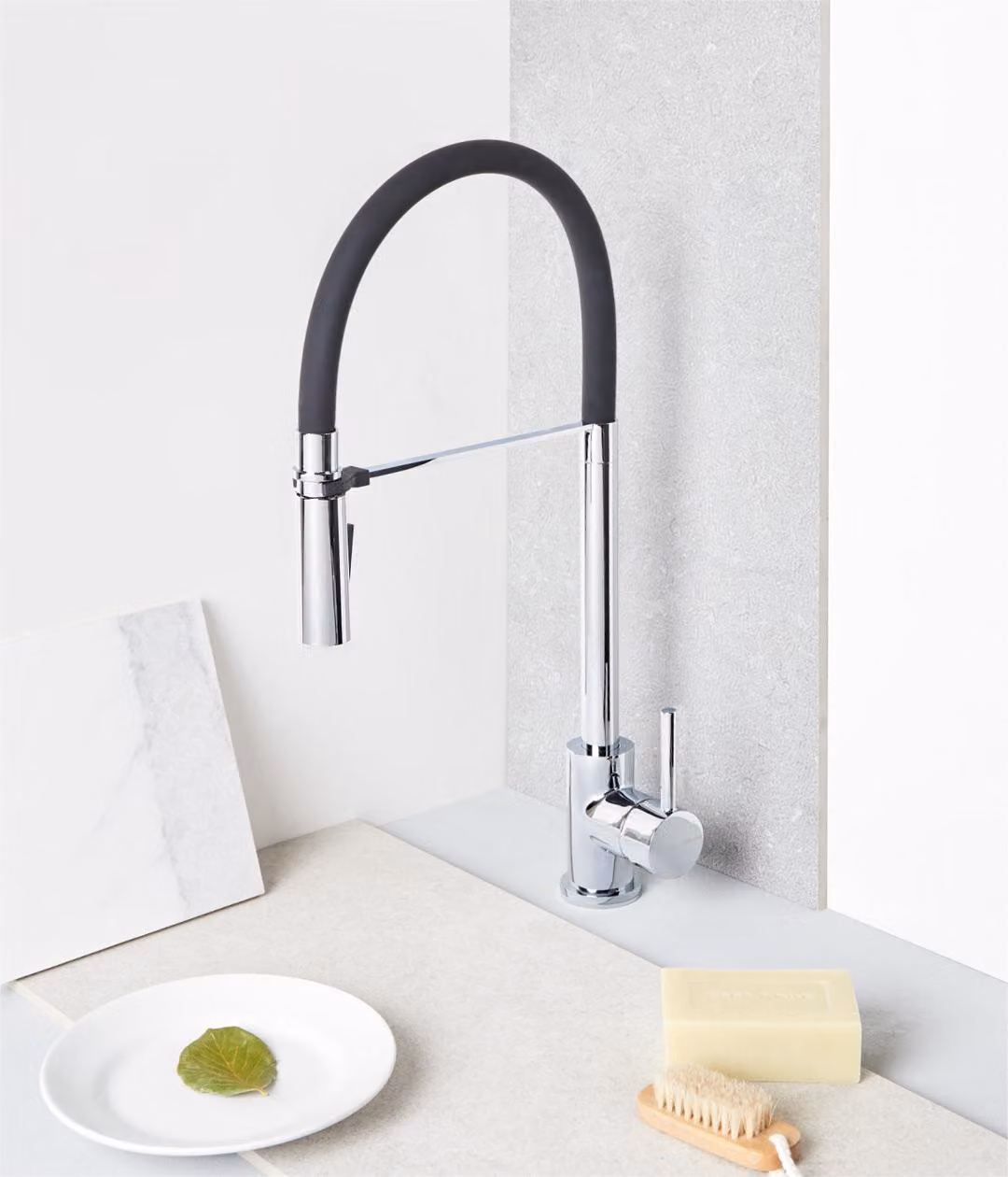 SANYCCES SPRAY ColdOpen Rubinetto monocomando da cucina, cromo
