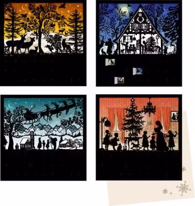 Stille Nacht, assortimento mini calendari dell'Avvento