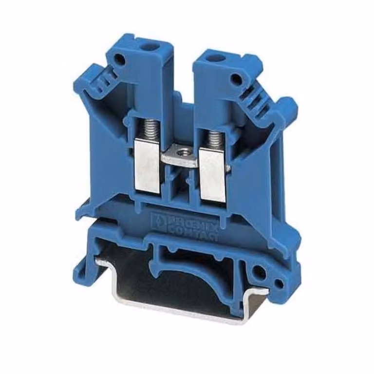 Morsettiera passante 0,2-6qmm B=6,2mm bl - Morsettiera di alimentazione 6,2mm 32A UK 5 N BU
