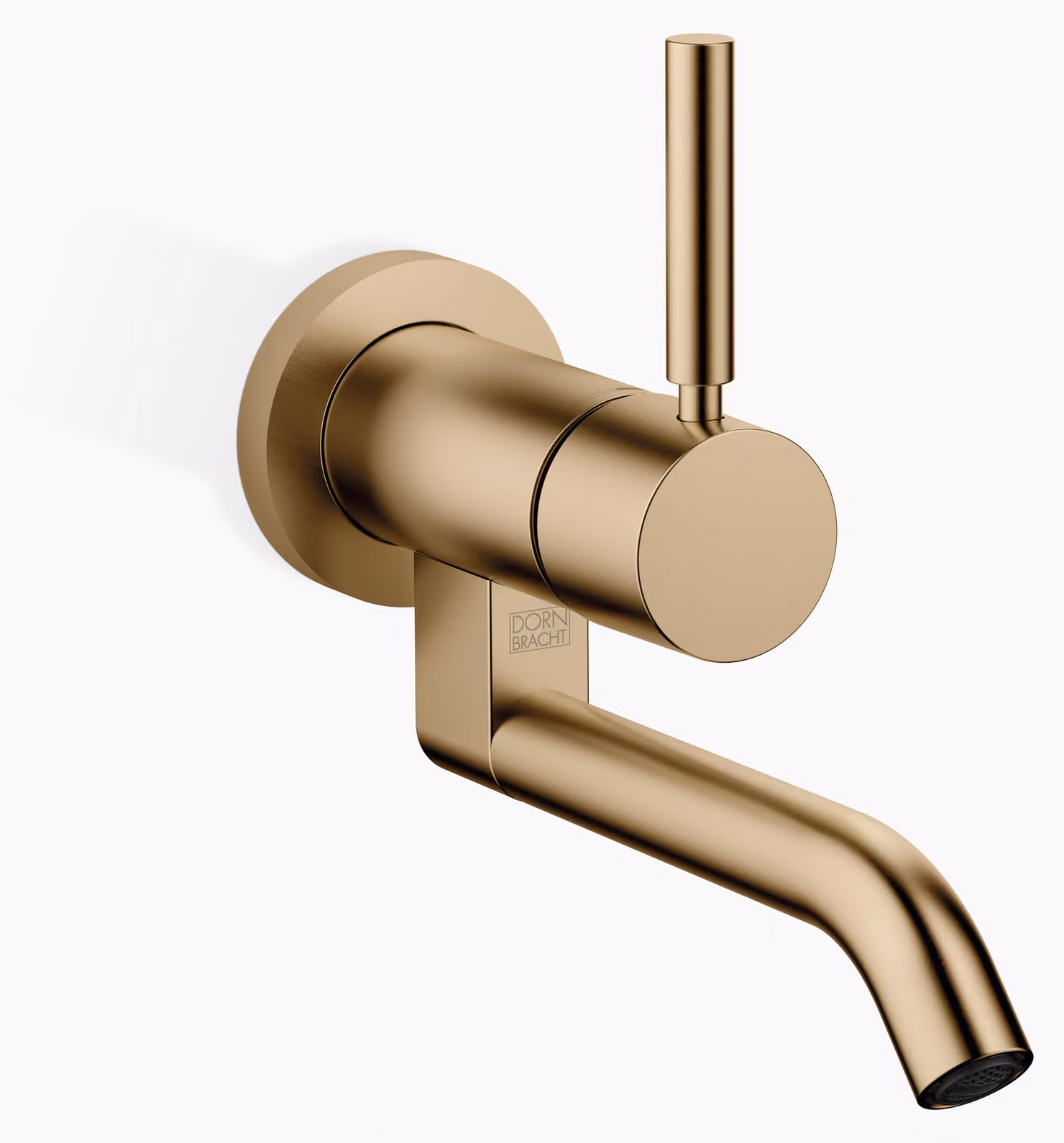 Dornbracht META Mitigeur monocommandé mural pour lavabos sans vidage, saillie 185mm, 36805660-39, 36805660-39
