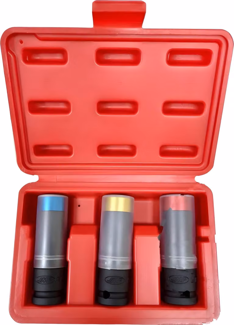 Presa di corrente JMP set 1/2 pollice 3TL anello in acciaio 17 19 21