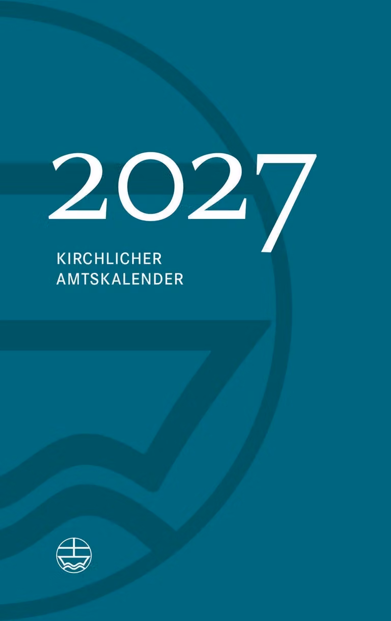 Calendario delle attività ecclesiastiche 2027, edizione in colore petrolio