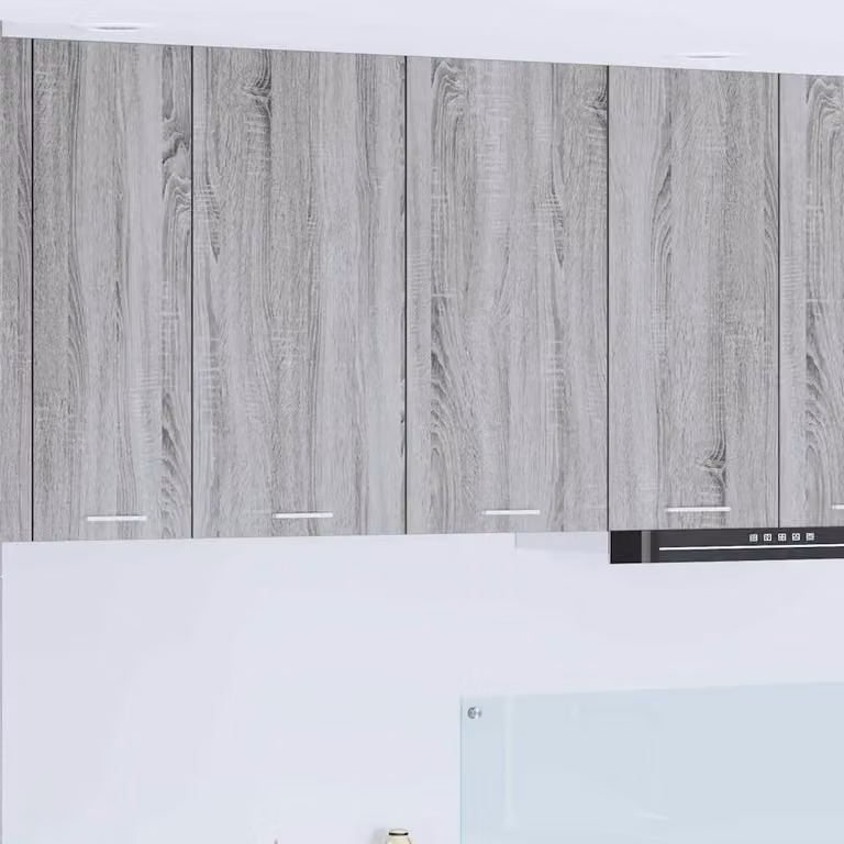 Armadio pensile da cucina vidaXL moderno in legno MDF Grigio L 80 cm x P 31 cm x H 80 cm