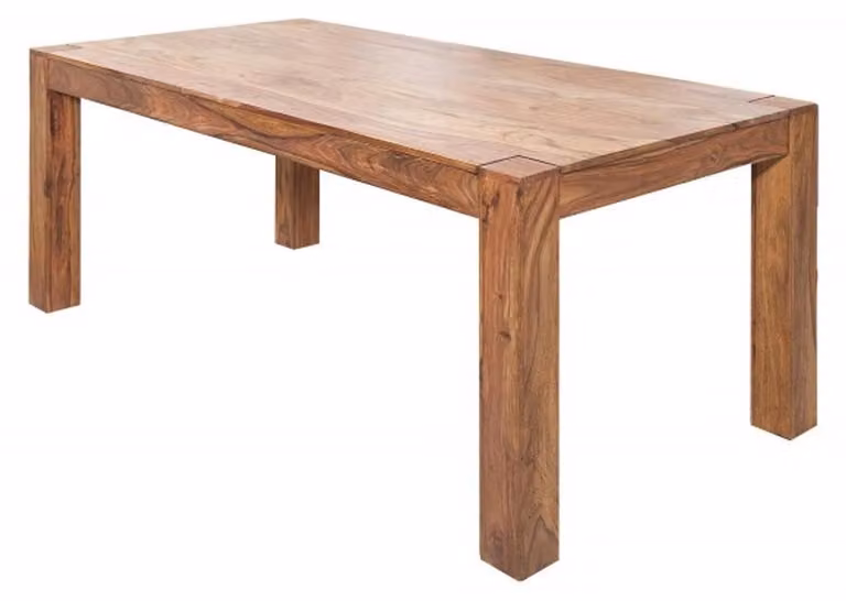 Casa Padrino tavolo da pranzo di design 160cm in legno massiccio di sheesham - arredamento per ristoranti - servizio pesante
