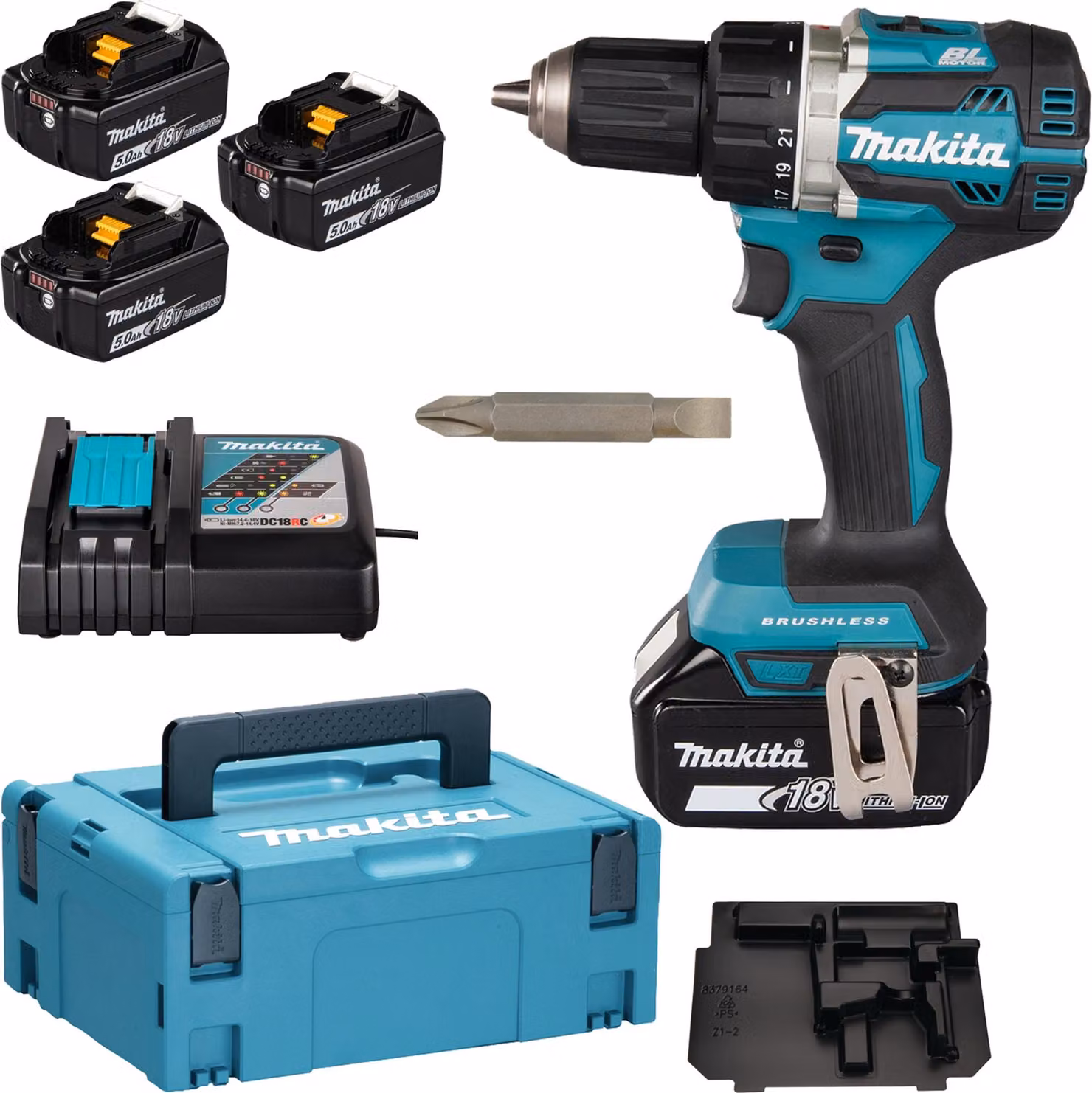 Makita DDF484RT3J Akku-Bohrschrauber