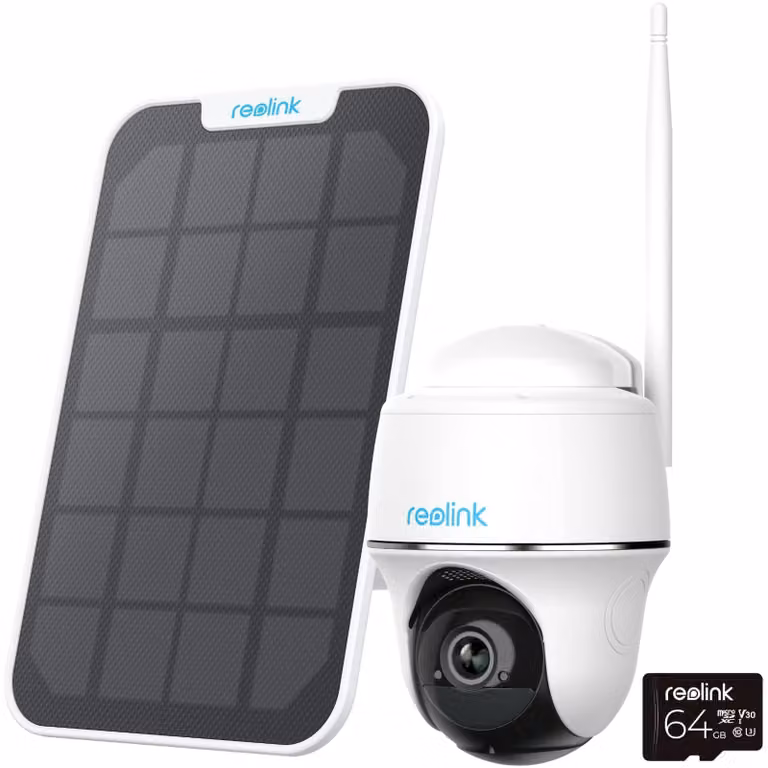 Telecamera di sicurezza Reolink da esterno, 4MP, con rotazione a 360°, alimentata a batteria, con rilevamento di persone e veicoli