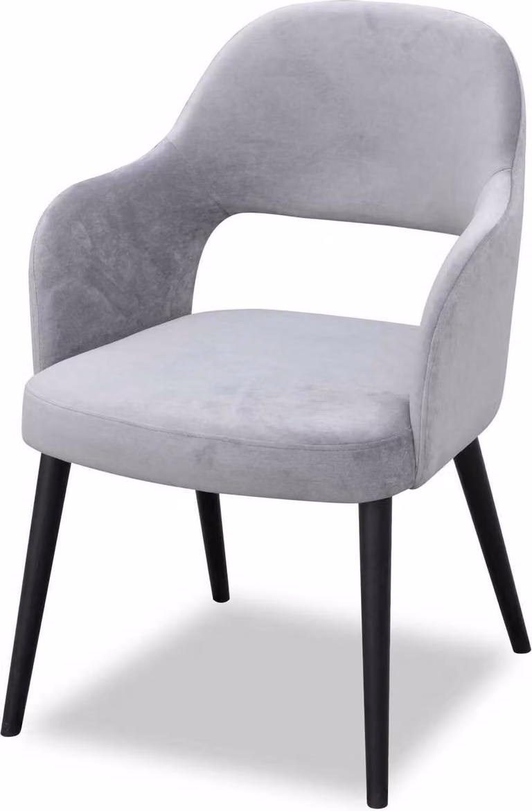 Design Stuhl Lehnstuhl Polster Stühle Luxus Textil Sessel Esszimer