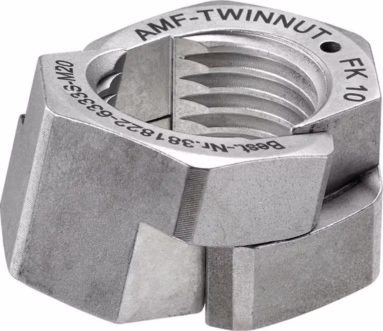 Dado TWINNUT senza collare 6333S-M24 AMF