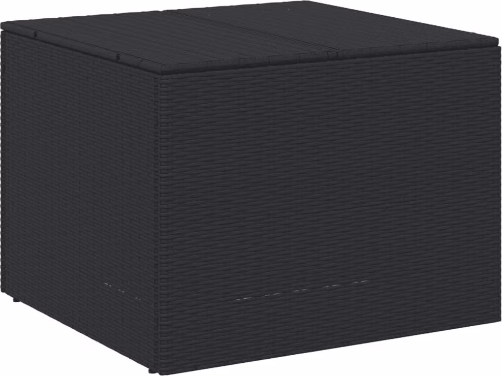 Contenitore da Giardino Nero 291L in Polyrattan