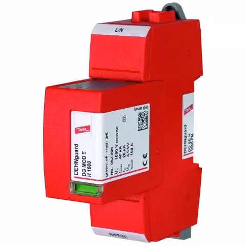 Scaricatore di sovratensione Dehn tipo 2 DEHNguard SE, unipolare, Uc 1000 V CA, con contatto di segnalazione 952938