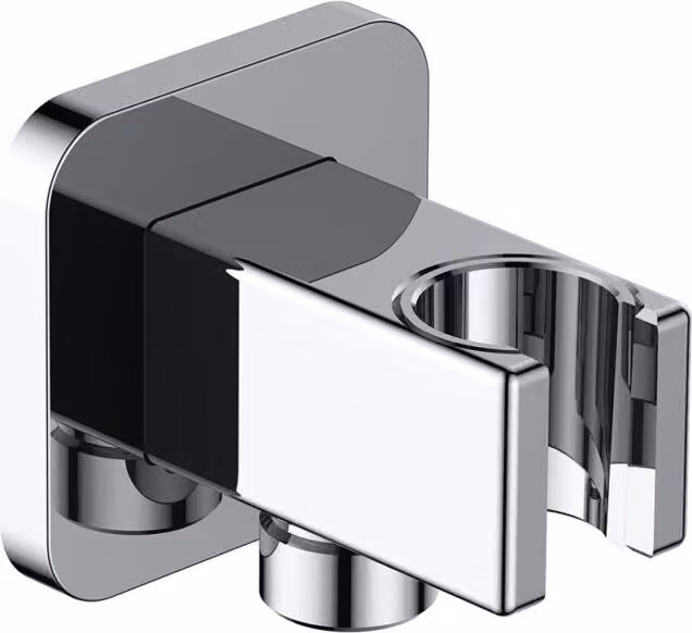 Beitz & Walz AqvaShower supporto conico soft edge con attacco a parete da 1/2", cromato