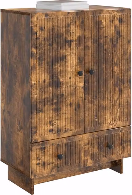 Credenza Buffet in Rovere Affumicato con finitura opaca L/P/H: 66 x 34,5 x 95 cm – 1