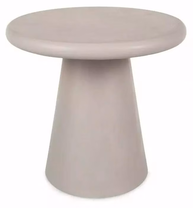 FURNLUX Tavolino Aurora, colore grigio, 45 cm / Colore principale: / Dimensioni: