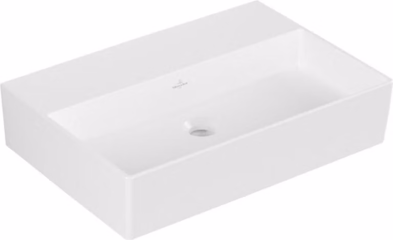 Villeroy & Boch Memento 2.0 lavabo mural, sans trou pour robinet, sans trop-plein, non poncé, 600x420mm, 4A2263RW, 4A2263RW