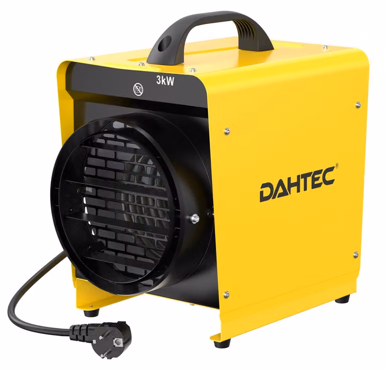 Riscaldatore elettrico a convezione - Potenza: 3000 W - Colore: giallo - Montaggio a pavimento