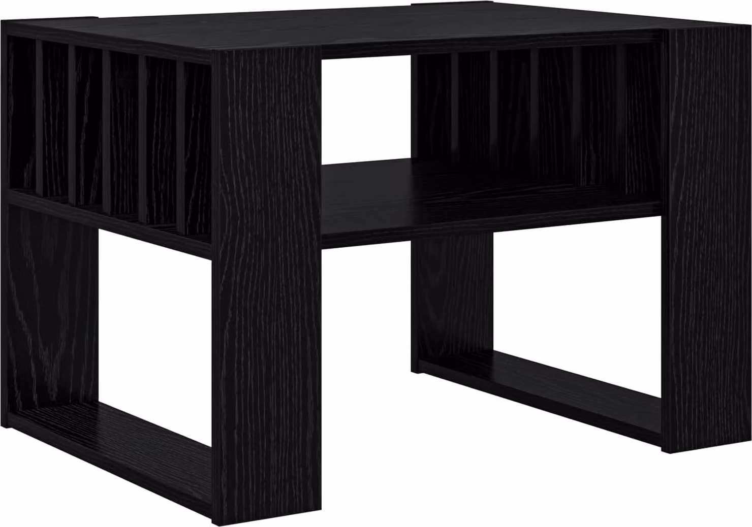 Tavolino da salotto Rovere Nero 66 x 49,5 x 45 cm