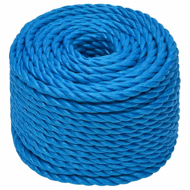 Corda in polipropilene blu DESIGN IN, fune da lavoro con diametro 20 mm e lunghezza 100 m