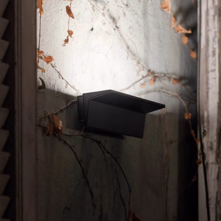 Nemo Applique da esterni a LED Zena, dimmerabile, Nero, Alluminio, Moderno, Applique LED da esterni