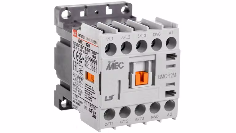 Contattore miniaturizzato 12A 3P 1NO 24V AC GMC-12M 24V AC