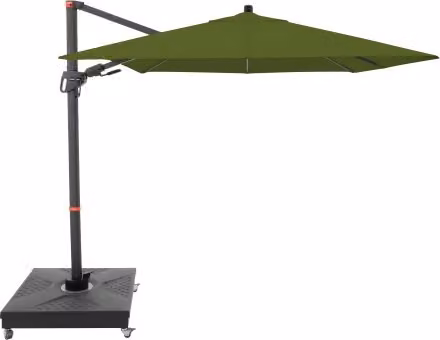 Doppler myZone 210 x 210 cm - ombrellone da giardino orientabile con asta laterale: motivo del tessuto - 832