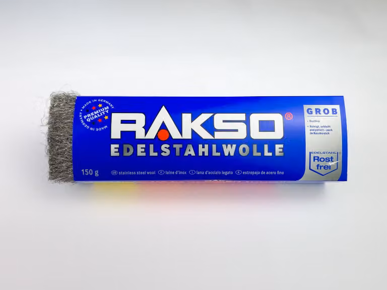 RAKSO, lana di acciaio inossidabile, 150 g, grana grossa