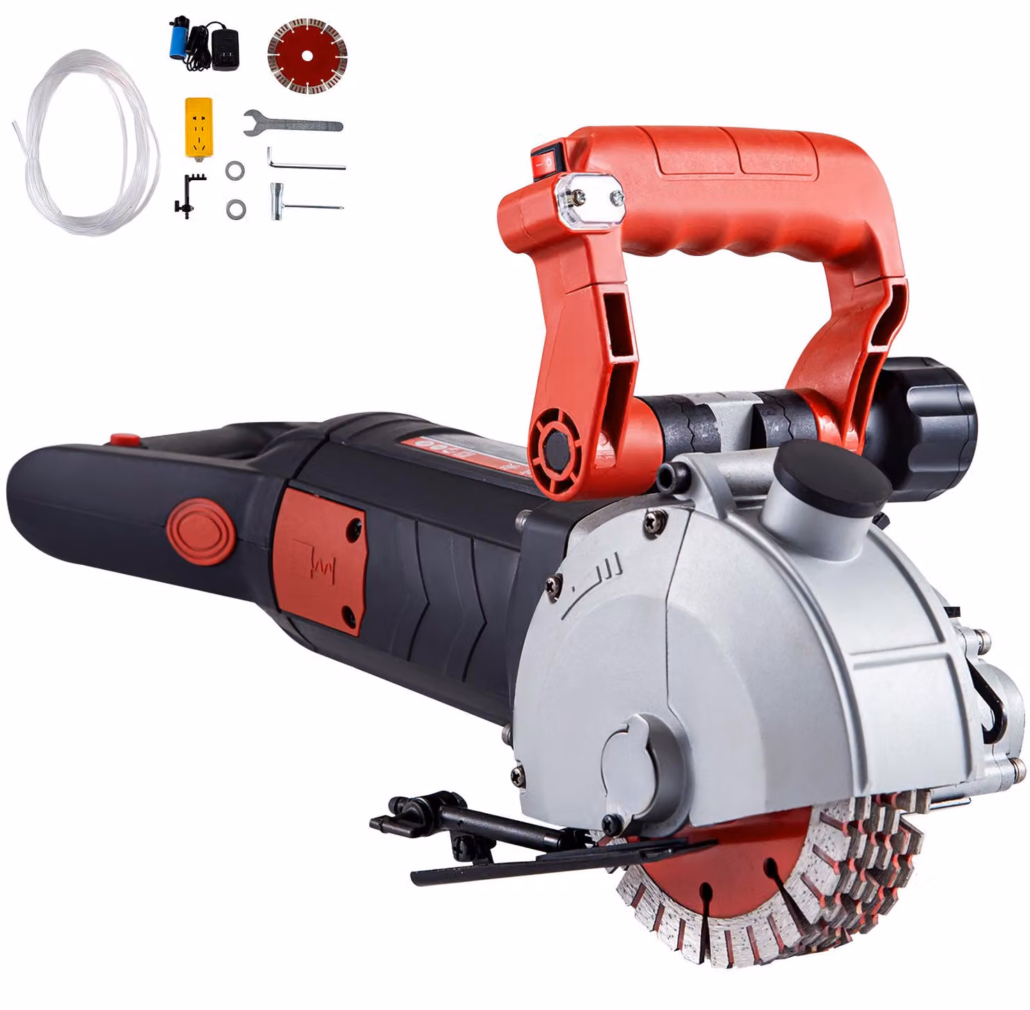 Troncatrice potente da 4800 W - Lama da 125 mm - Profondità di taglio 34 mm - Elettrica, per cemento e pietra