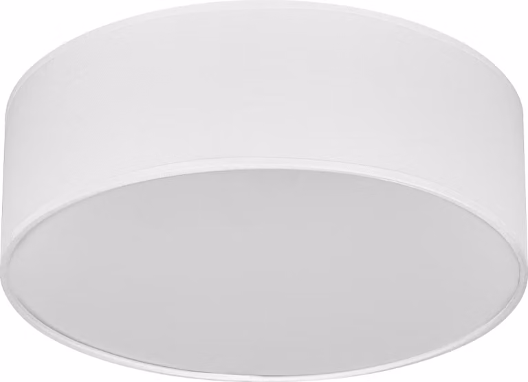 OSRAM ORBIS PARIS plafoniera 300mm, bianco, base E27, installabile con lampada intelligente, alta qualità, design moderno, con paralume in tessuto, adatta per interni, rotonda, classe di protezione IP20