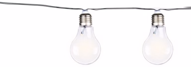 Grundig Solar: Catena luminosa solare da 4,7 metri - Illuminazione solare per esterni - 10 lampadine LED