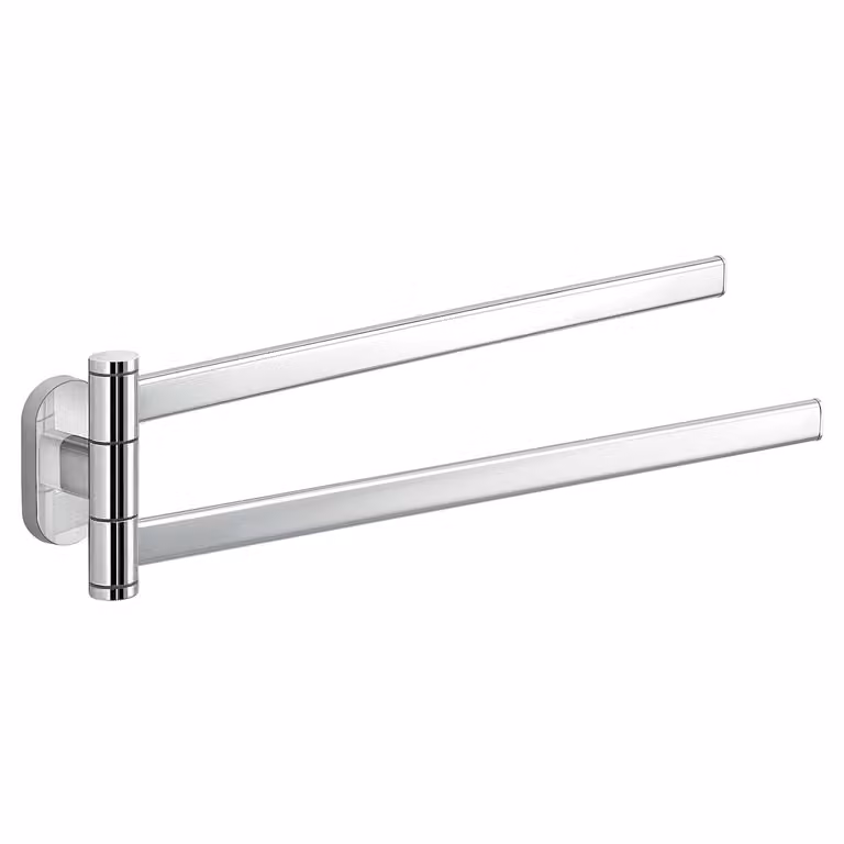 Portasalviette a snodo da muro in acciaio inox e Cromall 5323 Gedy serie FEBO Cromato