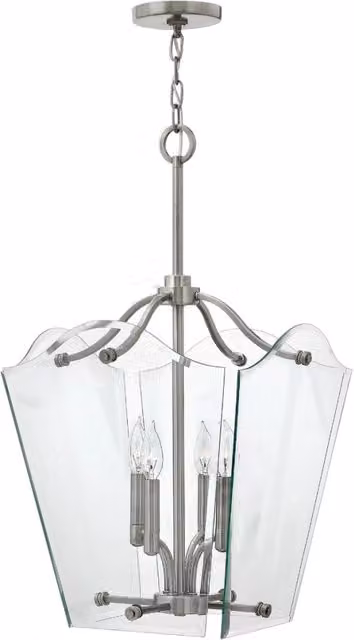 Lampada a sospensione Hinkley Wingate nichel antico 4xE14