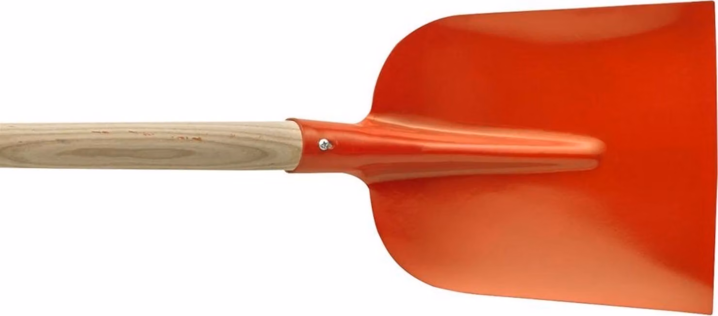 Pala Holsteiner rossa misura 2 con manico Import