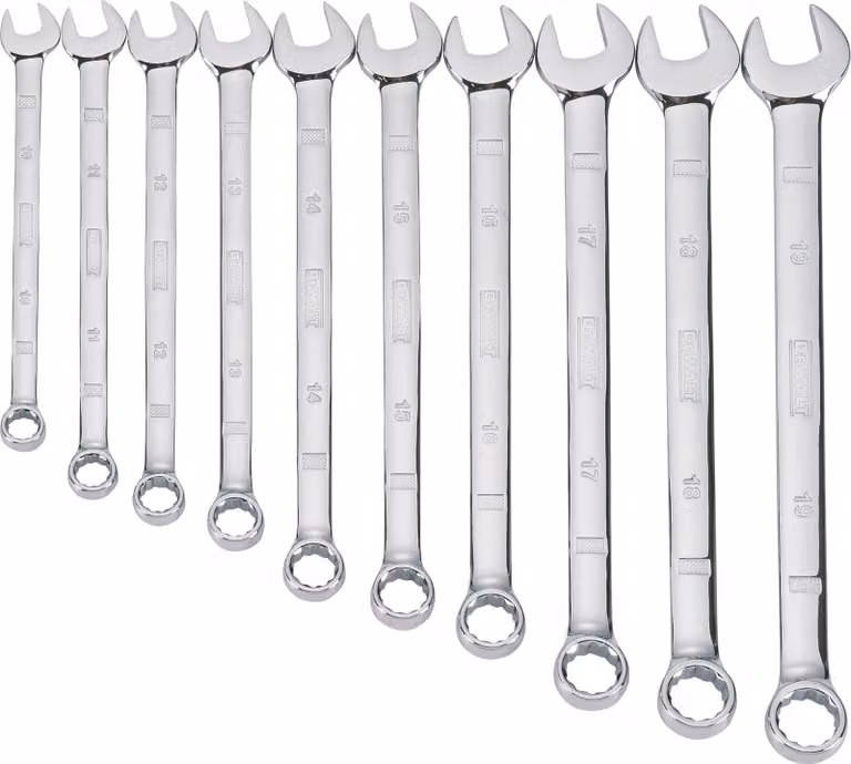 DEWALT Ring-Maulschl Set metrisch 10-tlg