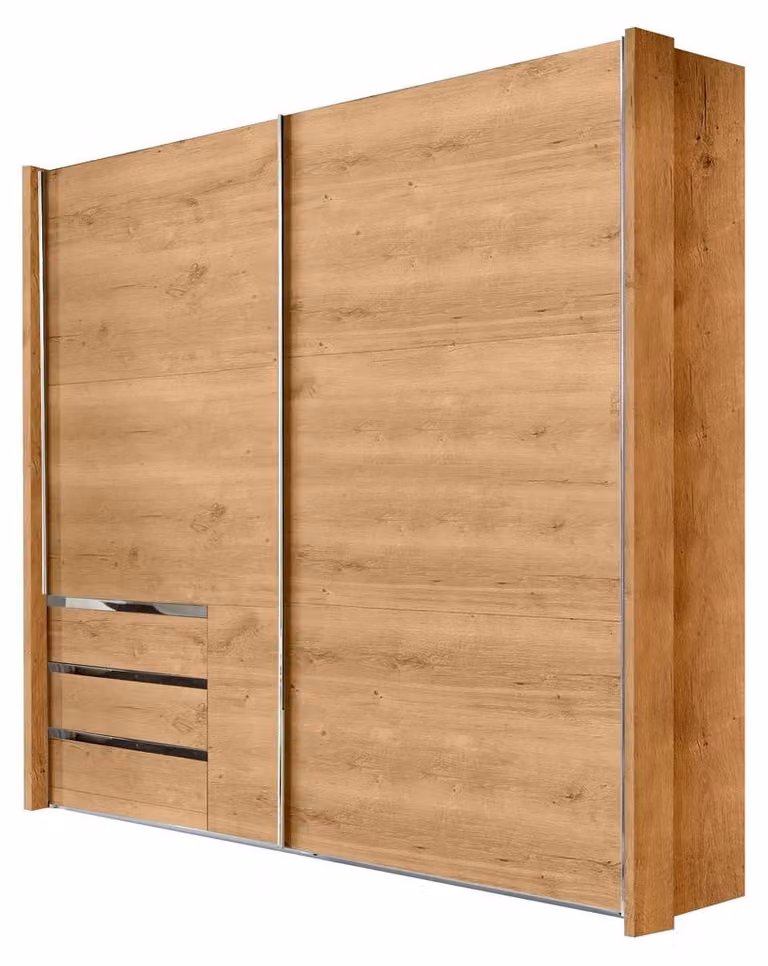 Armadio a filo con ante scorrevoli 200x65x216cm rovere tavolato,rovere tavolato,200x65x216cm