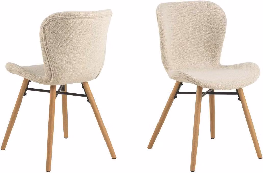 Sedia da pranzo BatildaA1 beige.