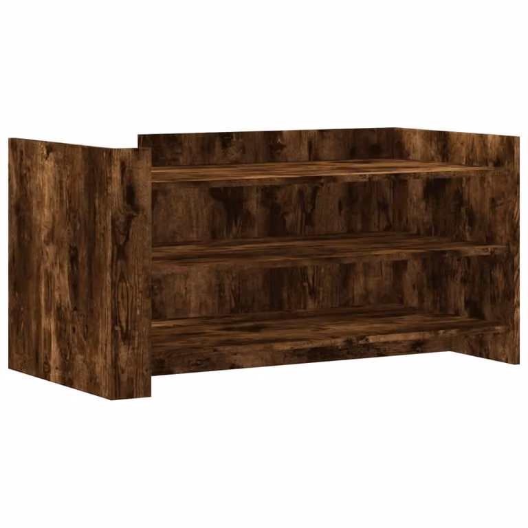 Tavolino Salotto Rovere Fumo 100x50x50 cm in Legno Multistrato