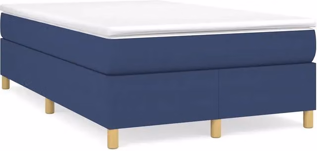 Giroletto a Molle con Materasso Blu 120x190 cm in Tessuto 3269696