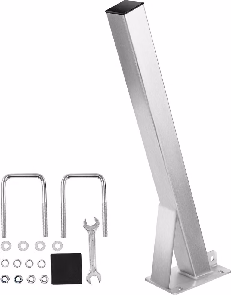 SucceBuy Supporto per verricello per rimorchi di barche, staffa per verricello di barche con bullone a U per gancio di traino 76x76-101 mm, zincato e adatto a moto d'acqua, barche a vela, barche da pesca e motoscafi