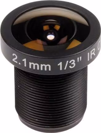 Axis M12 Megapixel - Obiettivo per telecamere di sicurezza - 2,1 mm - f/2.2 (Confezione da 10)