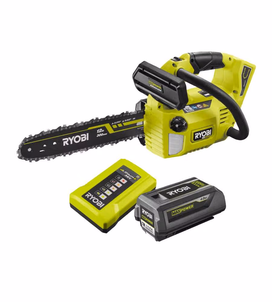 Ryobi Motosega a Batteria 36V 30cm per Potatura Leggera e Compatta