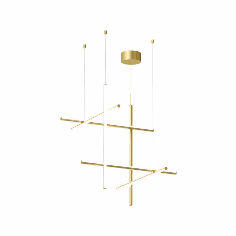 Flos - Coordinates Suspension 3 - Lampada a sospensione - Champagne