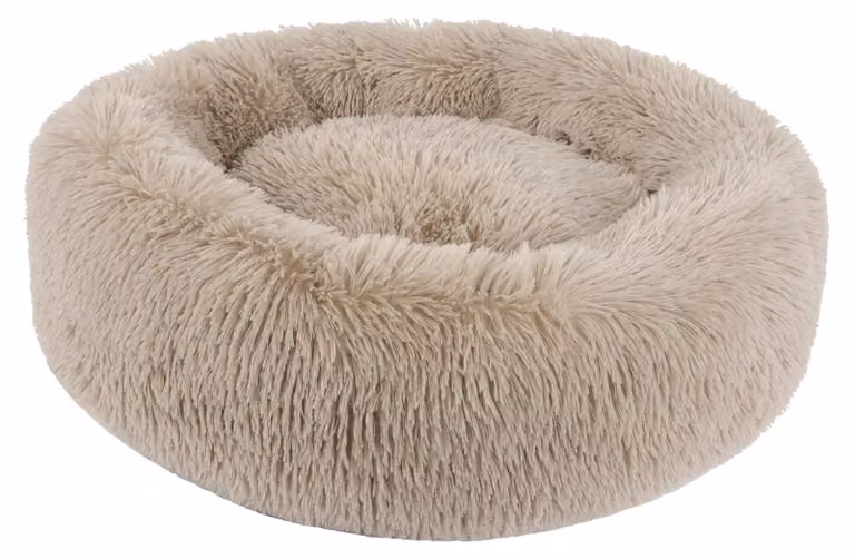 Cuccia rotonda per cani e gatti, morbida e confortevole, diametro 60 cm, antistress, ideale per animali domestici