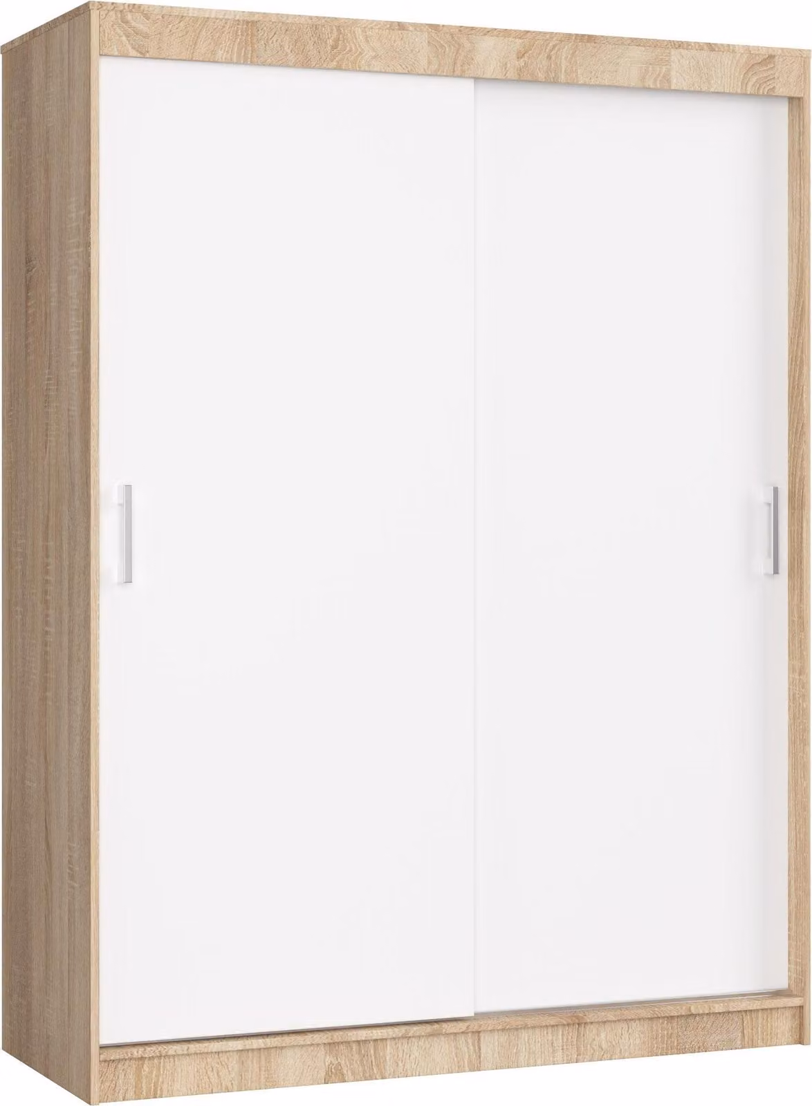 Akord Armadio A Ante Scorrevoli Mono Rovere Sonoma/Bianco 150X60X200 Cm