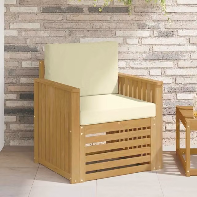 Set di divani da esterno-Sofa da giardino Poliestere Bianco 537821